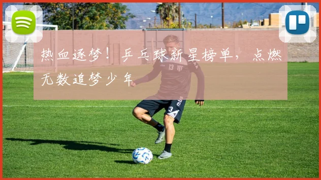热血逐梦！乒乓球新星榜单，点燃无数追梦少年
